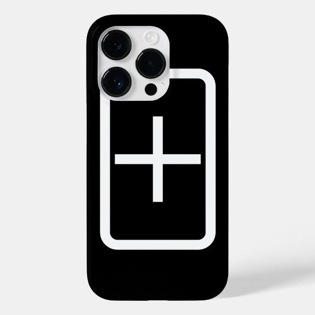 Zener Card | Plus Sign Case-Mate iPhone Case (Back)