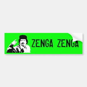 Zenga Zenga! (technical edition) Bumper Sticker