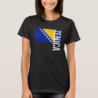 Zenica Bosnia Flag For Bosnian Men Women Kids 1 T-Shirt