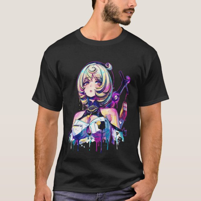 Zenless Zone Zero Yidhari Murphy Vaporwave Aesthet T-Shirt (Front)