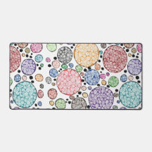 Zentangle circles pattern