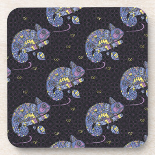 Zentangle Lizard Coaster