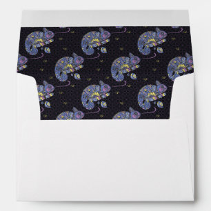 Zentangle Lizard Envelope
