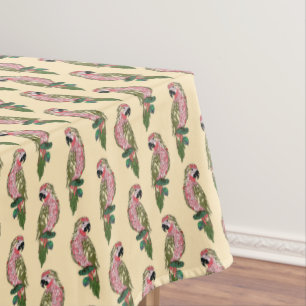 Zentangle Style Parrots 2 Tablecloth