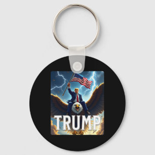 Zenzo's Atomic Political Designs President Trump E Key Ring