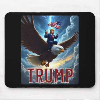 Zenzo's Atomic Political Designs President Trump R Mouse Pad