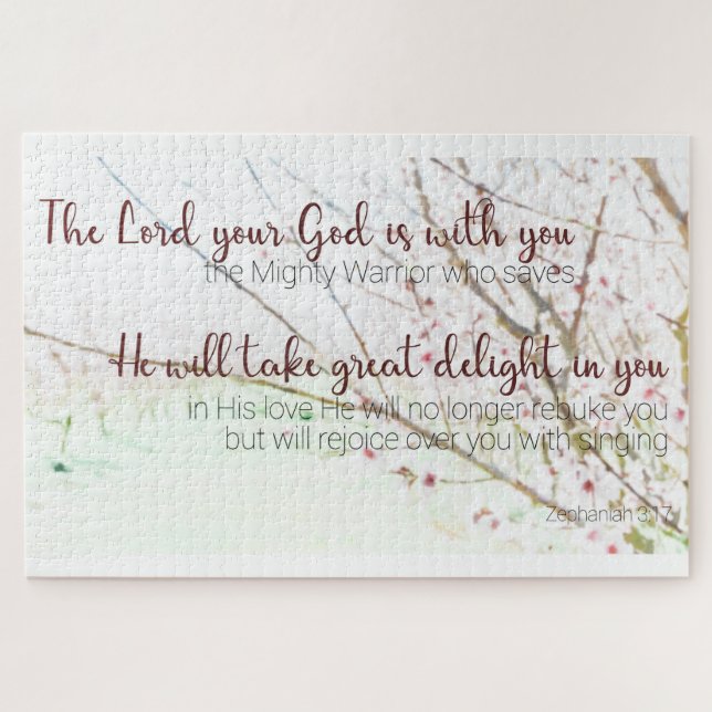 Zephaniah 3 17 Puzzle (Horizontal)