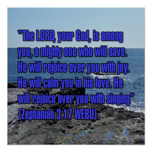 Zephaniah 3:17 WEBU Poster (Front)