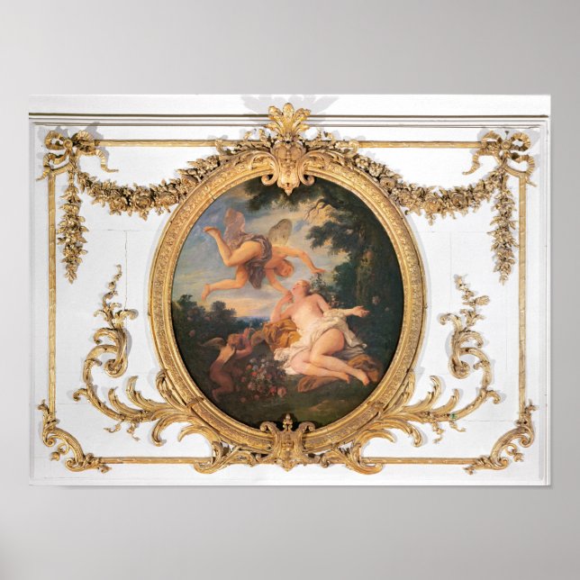 Zephyr and Flora, from the Salle de Conseil Poster (Front)