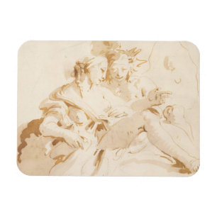 Zephyr and Flora Magnet