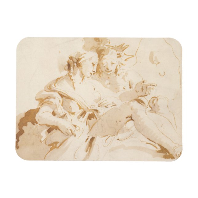 Zephyr and Flora Magnet (Horizontal)