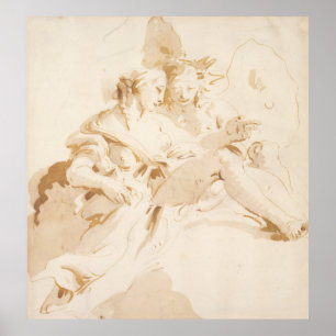 Zephyr and Flora Poster