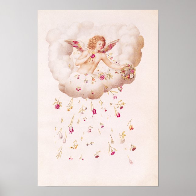 Zephyr from , 'La Guirlande de Julie', c.1642 Poster (Front)