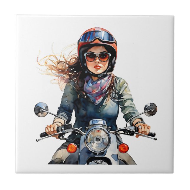 “Zephyra”  “Vento Dolce” – Sweet Wind   Ceramic Tile (Front)