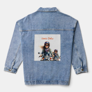 “Zephyra”  “Vento Dolce” – Sweet Wind   Denim Jacket