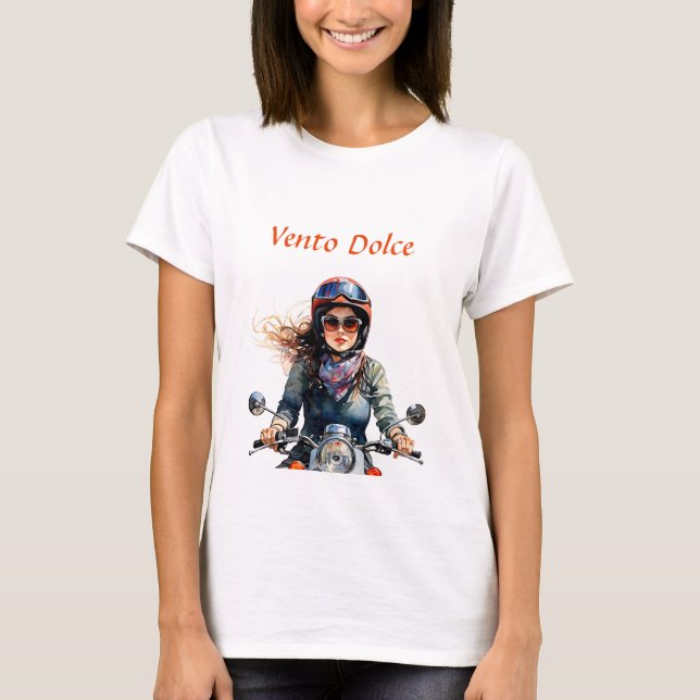 “Zephyra”  “Vento Dolce” – Sweet Wind   T-Shirt (Front)