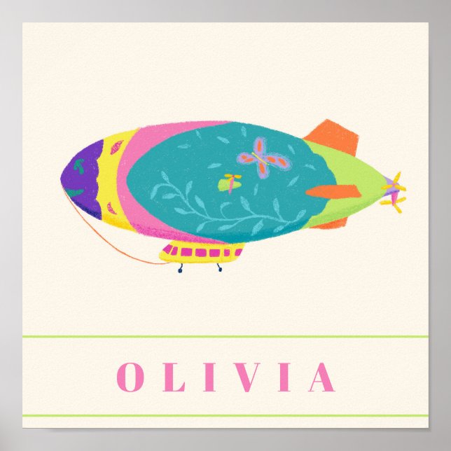 'Zeppelin' from The 'Dream To Fly' Set of 3 Poster (Front)