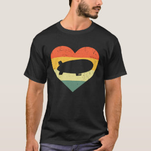 Zeppelin Retro Vintage Sunset Dirigible Airship T-Shirt