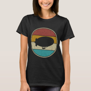 Zeppelin Retro Vintage Sunset  Dirigible Airship T-Shirt