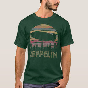 Zeppelin Sunset 70s 80s Dirigible boy T-Shirt