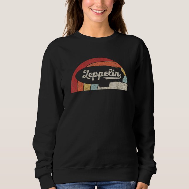Zeppelin Vintage Retro Zeppelin Shirt Dirigible Ai (Front)
