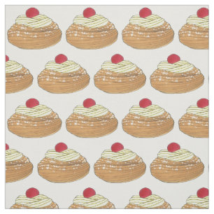ZEPPOLE Italian Fried Dough Pastry Bakery Foodie Fabric