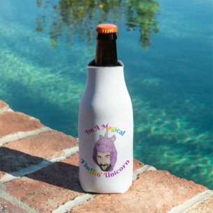 Zer0's Magical Fluffin Unicorn Foam Bottle Cooler