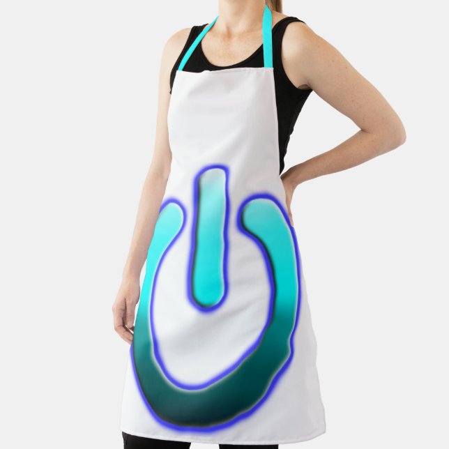 Zer0's Power All-Over Print Apron (Insitu)