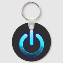 Zer0's Power Button Keychain