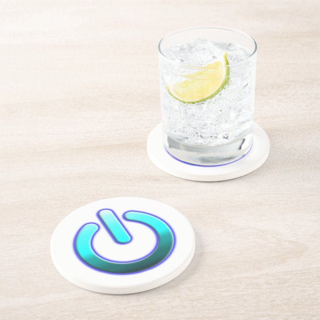 Zer0's Power Sandstone Coaster (Side)