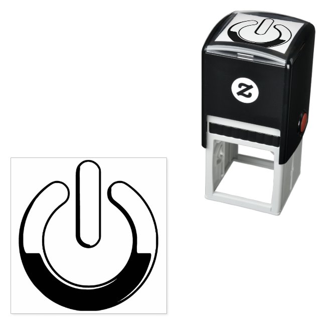 Zer0's Power Self Inking Rubber Stamp (In Situ)