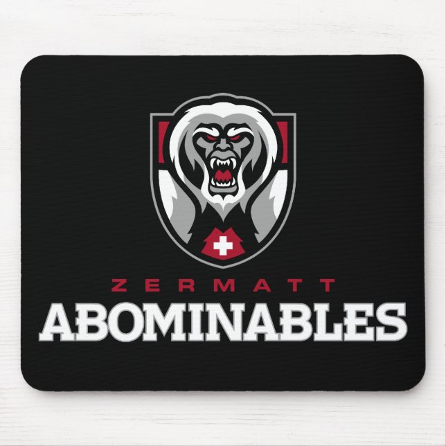 Zermatt Abominables Mouse Pad (Front)