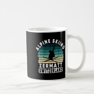 Zermatt Alpine Skiing Switzerland Mountains Swiss  Coffee Mug