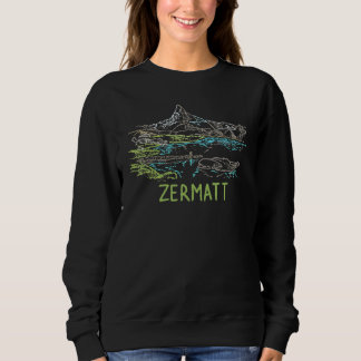 Zermatt City Switzerland souvenir   for men women Sweatshirt