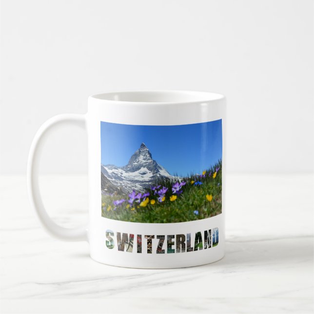 Zermatt Matterhorn Switzerland Swiss Alps Coffee Mug (Left)