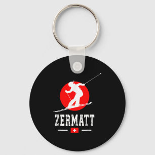 Zermatt Ski Resort Alps Swiss Mountains Switzerlan Key Ring