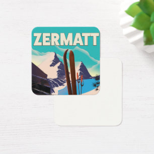 Zermatt Ski vacation poster