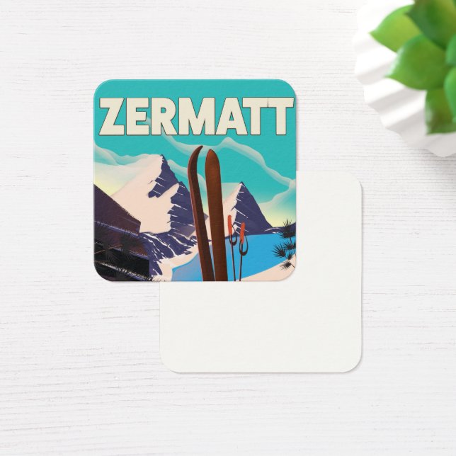 Zermatt Ski vacation poster (Desk)