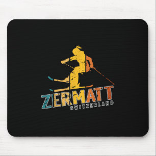 Zermatt Swiss Alps Alpine Skiing Switzerland Mount Mouse Pad
