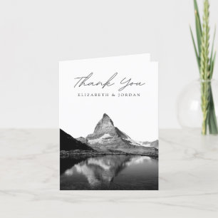 Zermatt Switzerland Blank Thank You Card