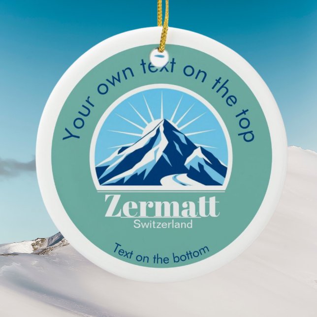 Zermatt Switzerland Christmas Ornament (Creator Uploaded)