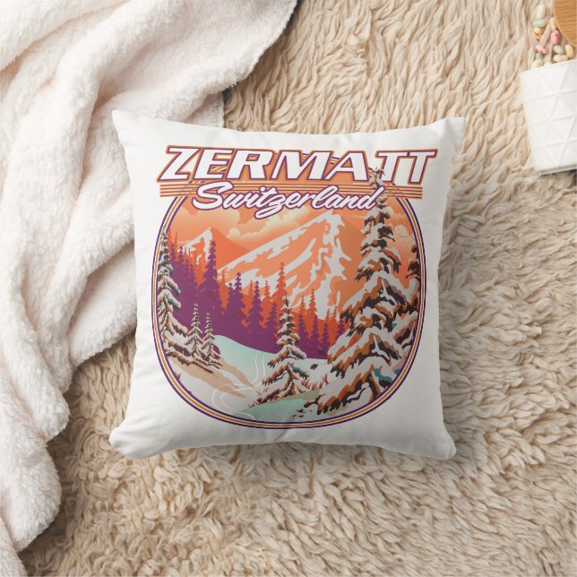 Zermatt switzerland logo cushion (Blanket)