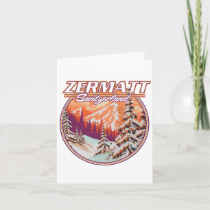 Zermatt switzerland logo invitation