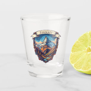 Zermatt Switzerland Matterhorn Shot Glass