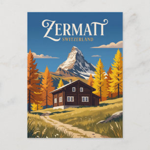 Zermatt Switzerland Postcard