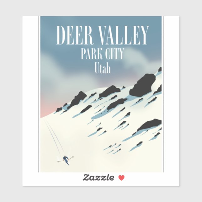 Zermatt Switzerland Ski print (Sheet)