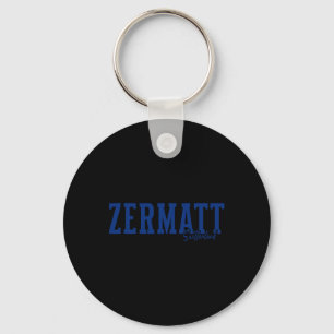 Zermatt Switzerland Swiss Alps Alpine Skiing Souve Key Ring