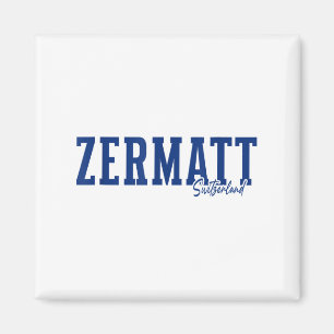 Zermatt Switzerland Swiss Alps Alpine Skiing Souve Magnet