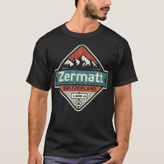 Zermatt Switzerland T-Shirt (Front)