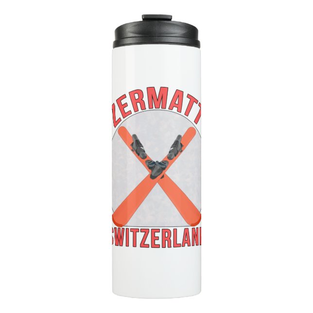 Zermatt, Switzerland Thermal Tumbler (Front)